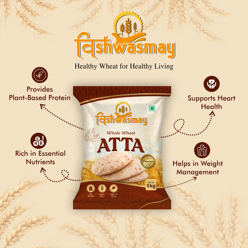 Vishwasmay Whole Wheat Atta (5kg)